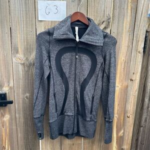 Lululemon Women's In Stride Jacket Black Size 2 Casual Long Sleeve